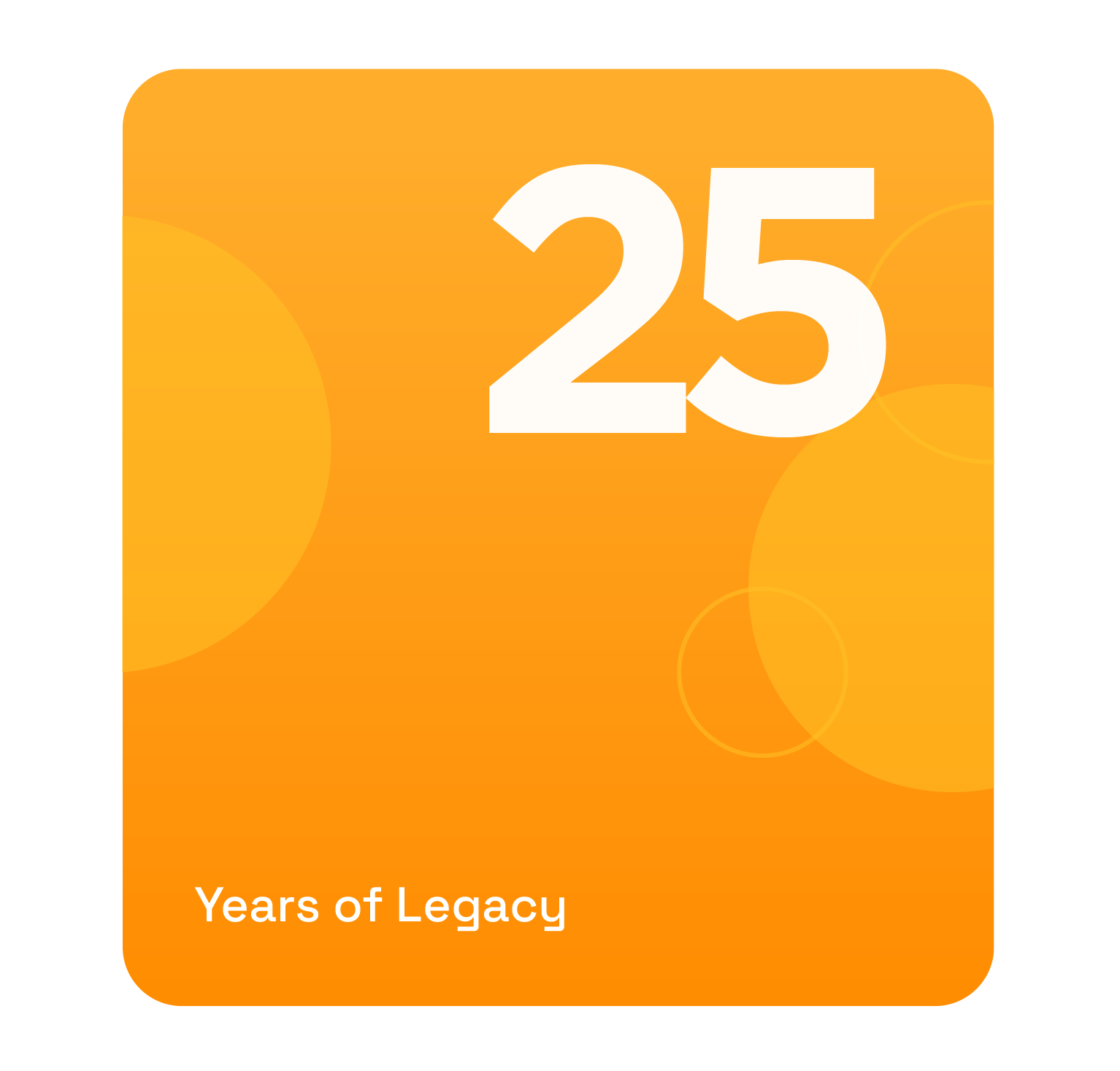 25 Years of Legacy